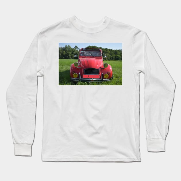 Serbian classic car in Slovenia Long Sleeve T-Shirt by Roland69